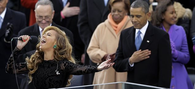 Acusan a Beyonce de hacer playback en la asuncin de Barack Obama