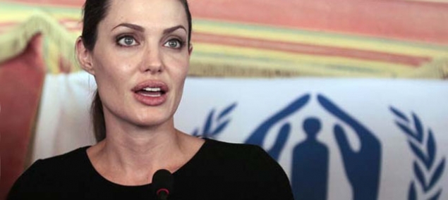 Angelina Jolie en Jordania