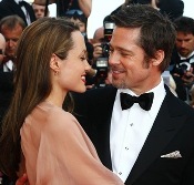 El casamiento de Brad Pitt y Angelina Jolie.