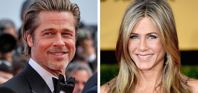 Brad Pitt y Jennifer Aniston juntos