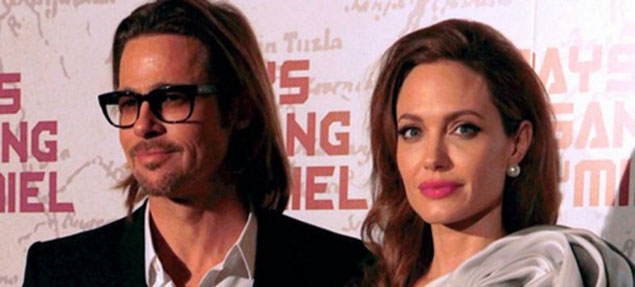 Brad y Angelina a poco tiempo de su boda