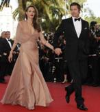 Brad Pitt y Angelina Jolie en Cannes.