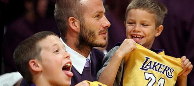 David Beckham, un padre ejemplar