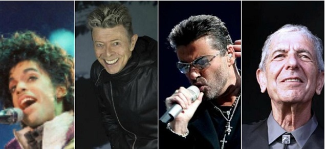 De George Michael a Bowie: 2016, un ao negro para el pop