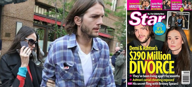 El juicio de divorcio de Demi Moore y Ashton Kutcher