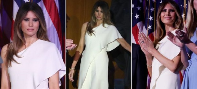 El look de Melania Trump para el Inauguration Day: Ralph Lauren y Karl Lagerfeld dijeron que s