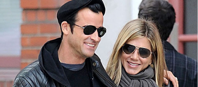 Jennifer Aniston cumple un ao de relacin con Justin Theroux