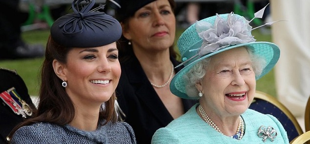 Kate Middleton honrada por la Reina