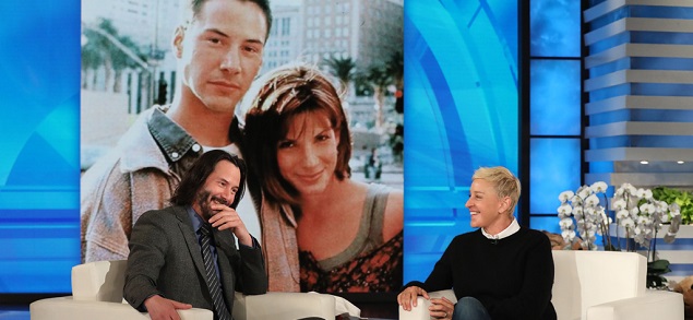 Keanu Reeves admiti haber estado enamorado de Sandra Bullock