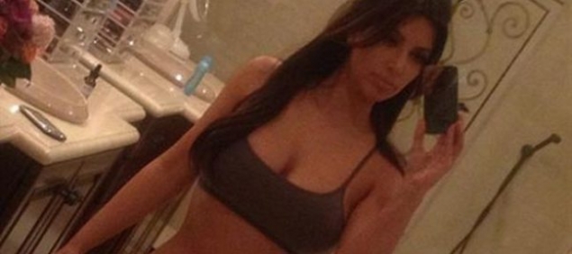 Kim Kardashian al natural