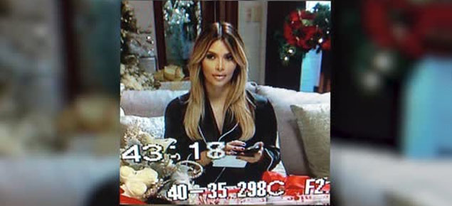 Kim Kardashian celebra la navidad en Septiembre