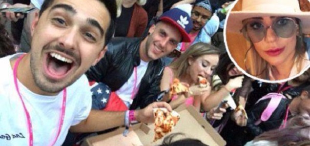 Lady Gaga cancela concierto, pero ofrece pizza a sus fans para hacerse perdonar