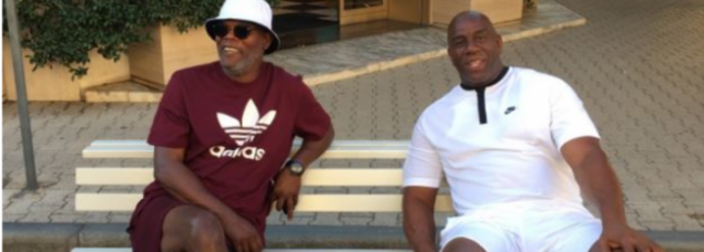 Magic Johnson y Samuel L. Jackson: una foto viral desata prejuicios sociales