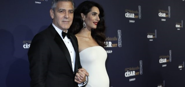 Premios Csar: Amal muestra su embarazo, Clooney vs Trump