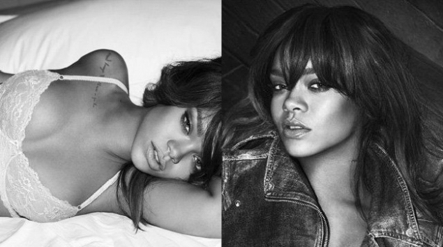 Rihanna posa para Armani