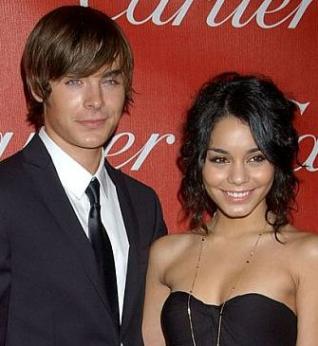 Zac Efron y Vanessa Hudgens.